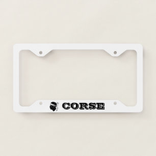 Corsica Flag License Plate Frame
