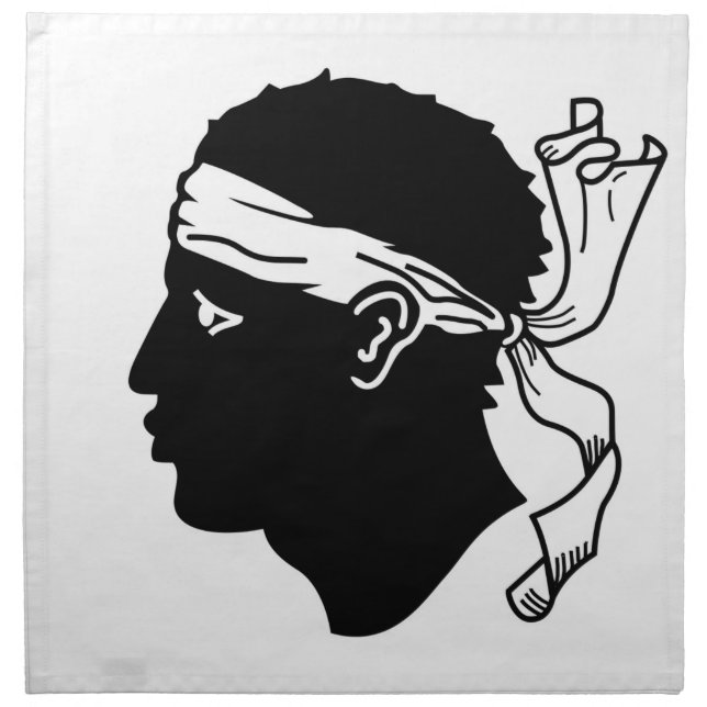 Corsica Flag MoJo Napkin (Front)