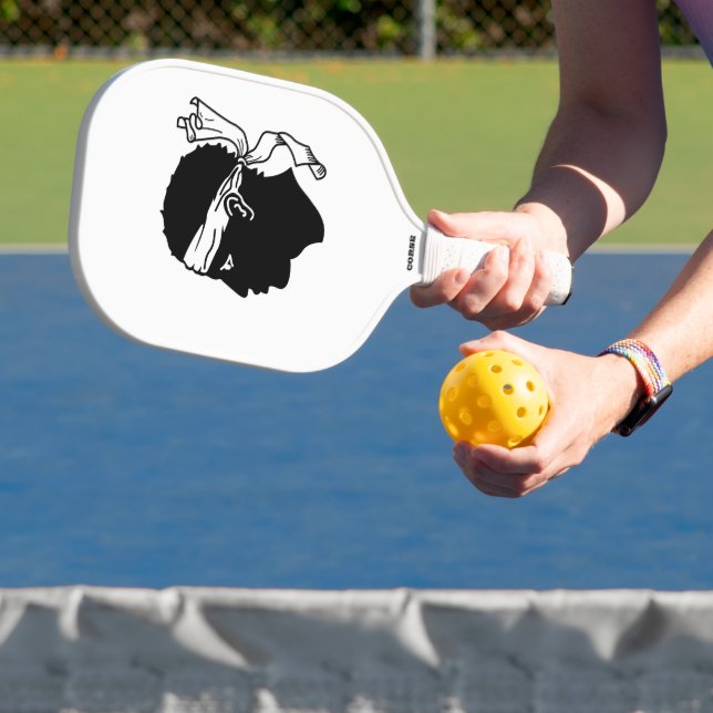 Corsica Flag Pickleball Paddle (Insitu)