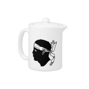Corsica Flag Teapot