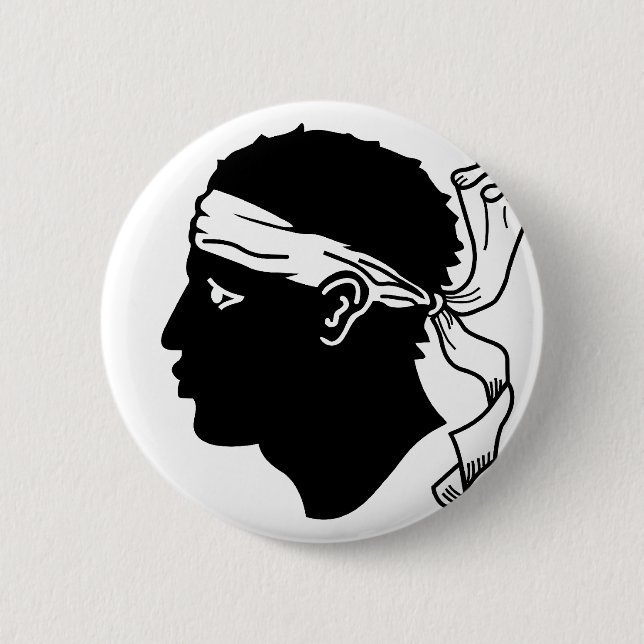 Corsica, France Button (Front)