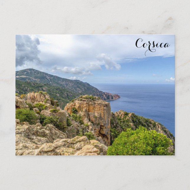 Corsica France Travel Photo Postcard (Front)