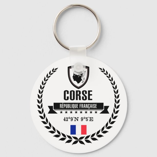 Corsica Keychain (Front)