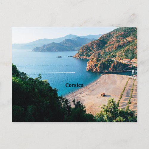 Corsica Mediterranean Island  Postcard