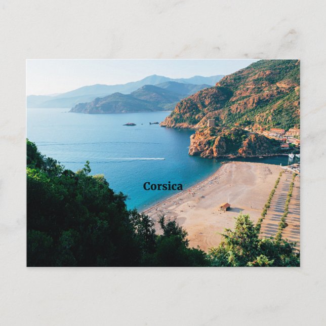 Corsica, Mediterranean Island,  Postcard (Front)