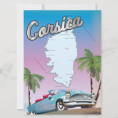 Corsica travel poster (Back)