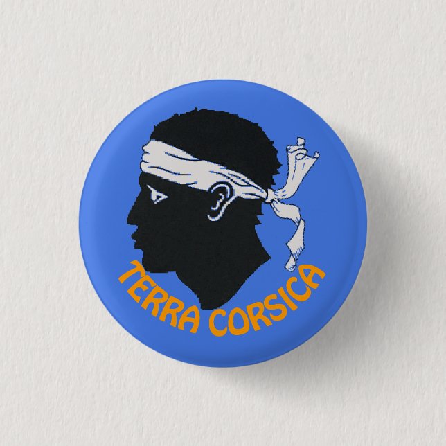 corsica will terra pinback button (Front)
