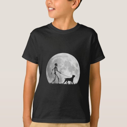 Corso Halloween Skeleton Funny Dog Youth Gift   T_Shirt