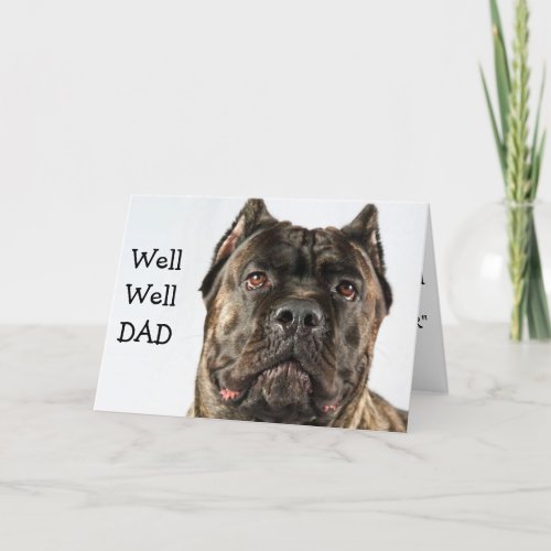 CORSO SAYS FATHERS DAY  GREATEST DAD EVER CARD
