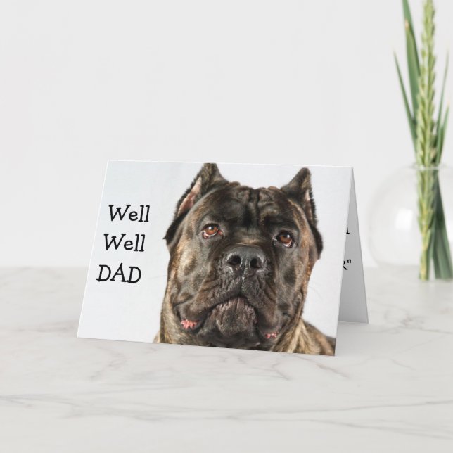 CORSO SAYS FATHER'S DAY = GREATEST DAD EVER! CARD (Front)