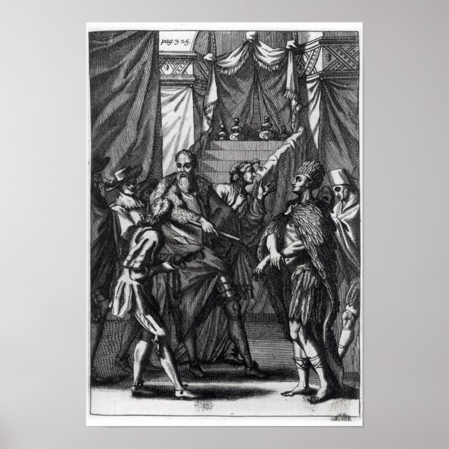 Cortes and Montezuma Poster (Front)