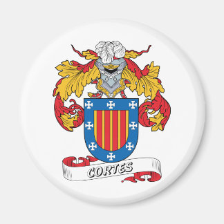 Cortes Family Crest Magnet