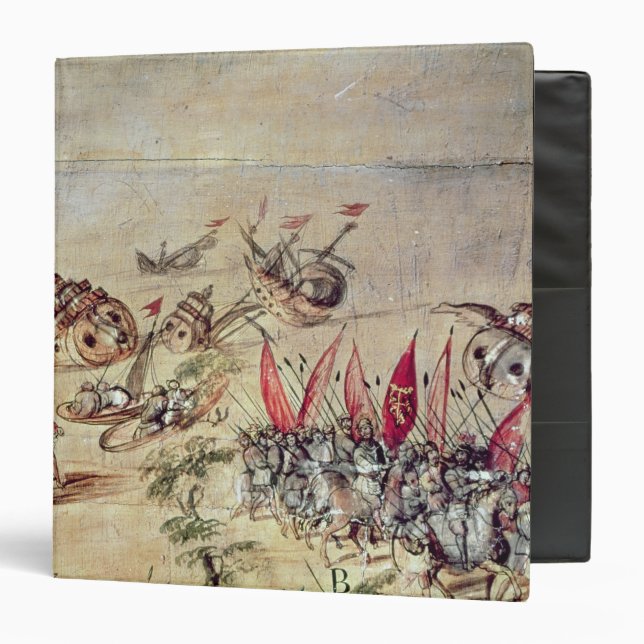 Cortes sinking his fleet off the coast of binder (Front/Inside)