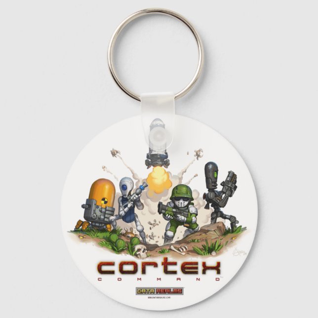 Cortex Command Splash Keychain (Front)