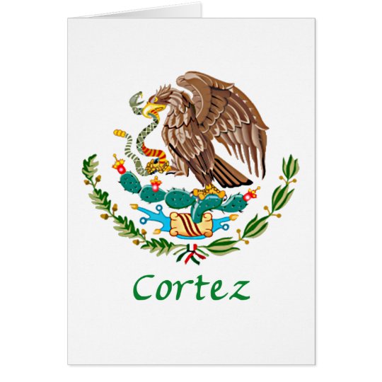 Cortez Mexican National Seal Card