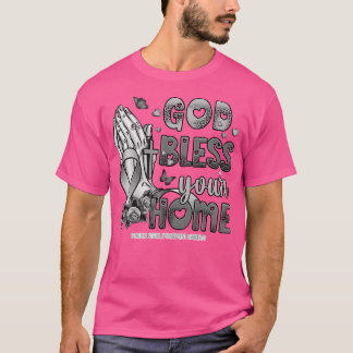 Cortical Visual Impairment Awareness god bless fai T-Shirt