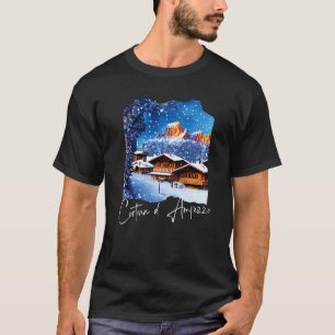 Cortina d'Ampezzo Dolomiti Painting Cortina d'Ampe T-Shirt