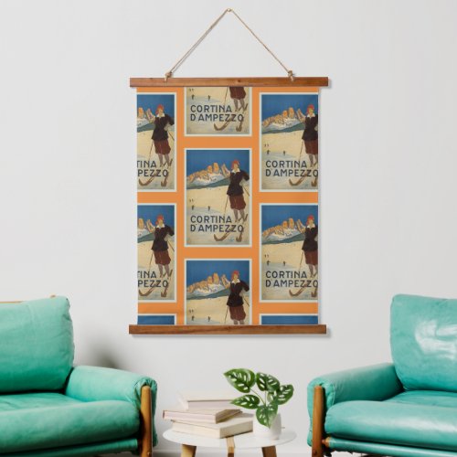 Cortina DAmpezzo Ski Resort Italy Dolomiti Hanging Tapestry