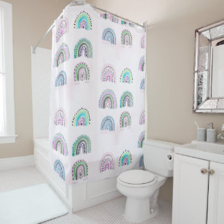 Cortina de Baño Escandinava Arcoíris Shower Curtain