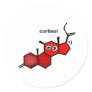 Cortisol Classic Round Sticker