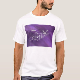 Cortisol Hormone Structural chemical formula T-Shirt