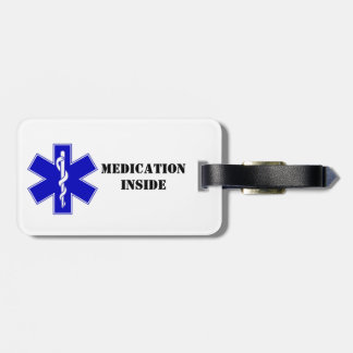 Cortisol Pump Horizontal Medication Luggage Tag