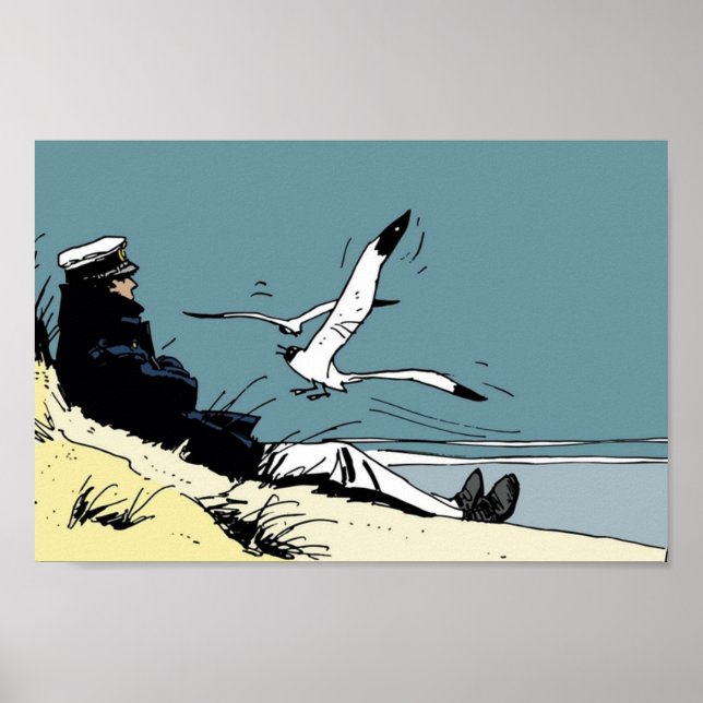 Corto Maltese on the shore Poster (Front)
