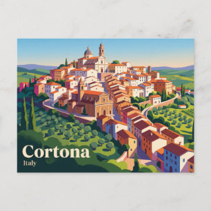 Cortona, Tuscany, Italy Postcard