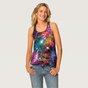 Coruscation Racer Back Tank Top