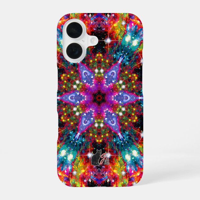 Coruscation Stellar Kaleid Iphone Case (Back)
