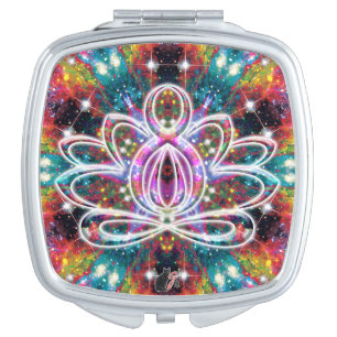 Coruscation Zen Lotus Compact Mirror