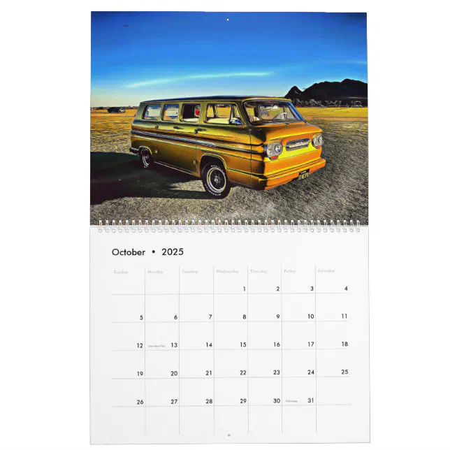 Corvair Calendar Zazzle