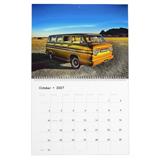 Corvair Calendar (Oct 2027)