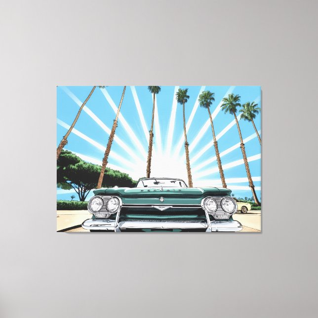Corvair Pop Art  Canvas Print (Front)
