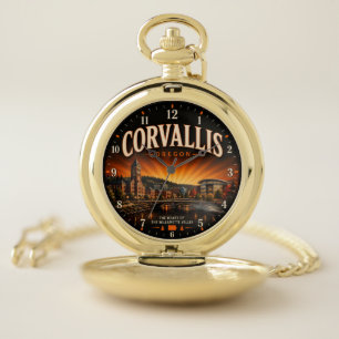 Corvallis Oregon Pocket Watch