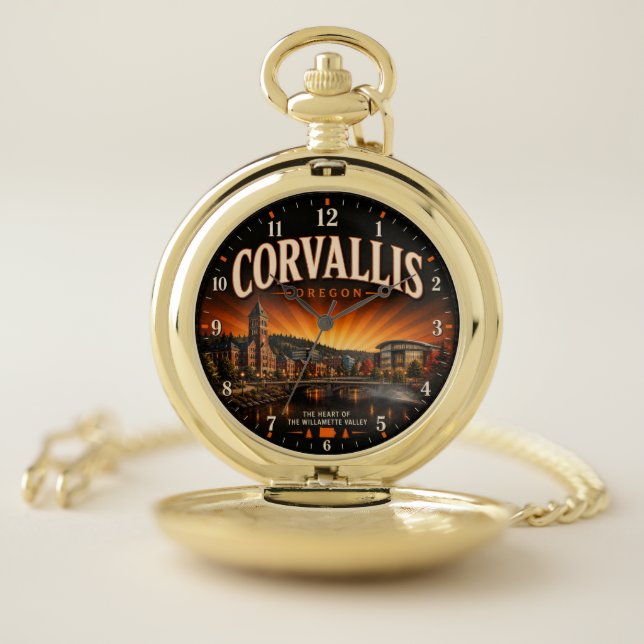 Corvallis Oregon Pocket Watch (Inside)