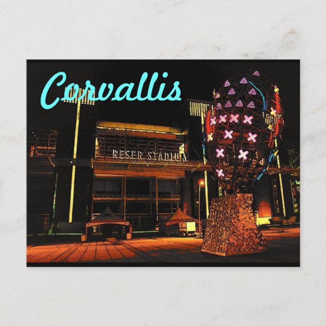 Corvallis (Reser) Postcard (Front)