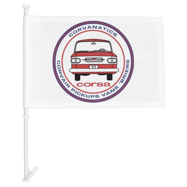 Corvanatics Car Flag (Front)