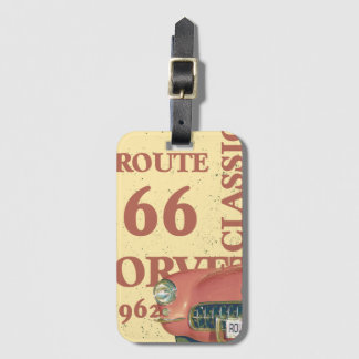 Corvette 1962 luggage tag