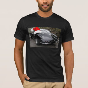 Corvette Black Split Window/Christmas T-Shirt