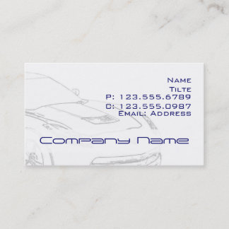 Corvette Business cards