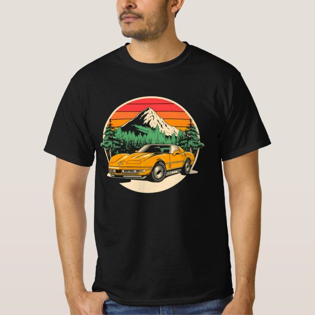 Corvette c4 car  T-Shirt (Front)