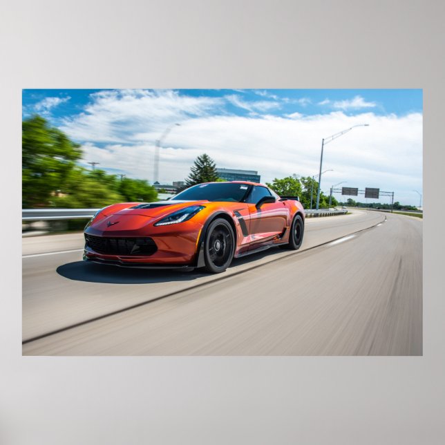 Corvette C7 Z06 Poster (Front)