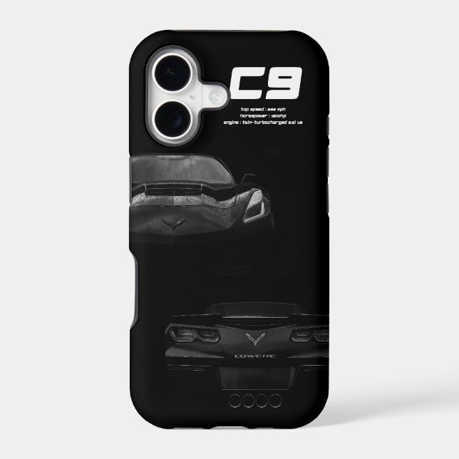 Corvette c9 iphone case (Back)