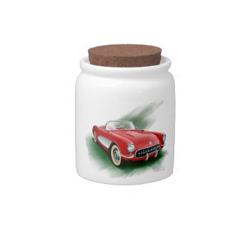 Corvette Candy Jar by buyfranklinsart at Zazzle