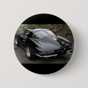 Corvette Classic Black Split Window Button