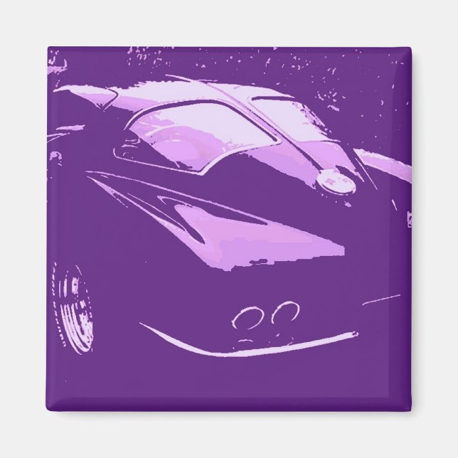 Corvette Classic/Purple Magnet (Front)