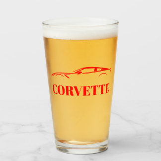 Corvette Drinking Glass