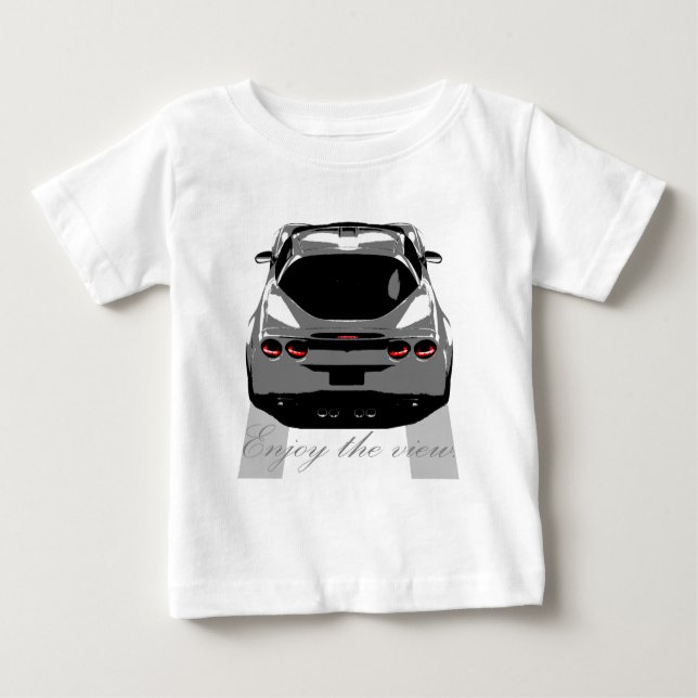 Corvette "Enjoy the view." Baby T-Shirt (Front)