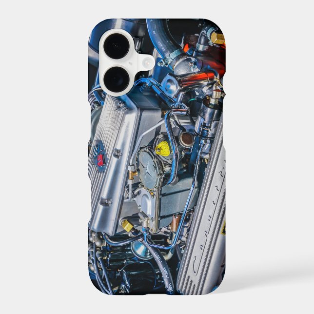 Corvette Fuel Injected Engine Iphone Case (Back)